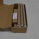 2 Pack Heavy Duty Curtain Rods for Windows 66 to 120 Inch, 1 Inch Gold Curtain Rods Set of 2 Pack for Outdoor, Farmhouse, Bedroom, Adjustable Easy Install Curtain Rods (A2,Gold,30"-120"-2Pack)