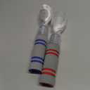 YOGES Gorilla Tag Long Arms Compatible with Meta Quest 3S/ Quest 3/ Oculus Quest 2/ Quest Pro/Rift S Controller, Beat Saber Handle Attachments VR Sticks Dual Extensions Grips for Playing VR Games (Clear)