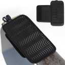 Hornet Watersports Dragon Boat Seat Pad with Secure Strap and Storage Pockets - IDBF Approved Dragon Boat Seat Cushion (Black)