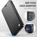 for Samsung Galaxy S26 Ultra Wallet Case Compatible with Magsafe, PU Leather Flip RFID Blocking Card Holder Shockproof Magnetic Women Men Wallet Phone Case Cover for Galaxy S26 Ultra, Black