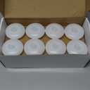 Homemory 24 Pack 3 Flameless Led Floating Candles, 200 Hour White Battery Operate Waterproof Tealights for Cylinder Vases, Centerpieces at Wedding Decor, Party, Pool