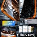 MRGLAS TOP 9H+ Glass 2+2 Packs for iPhone 17 Pro Screen Protector with Camera Lens Protector [Zero Bubble, Auto-Dust Removal] [10X Military Protection] 17 Pro 6.3'' Tempered Glass Full Edge Coverage