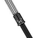 Conair Instant Heat Curling Iron Brush, 3/4-Inch Barrel Curling Brush for Short Hair, 30-Second Heat-Up with 25 Heat Settings for All Hair Types, Black