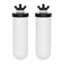JOYPUR PF-4 Ceramic Purification Elements, Replacement Filters for ProOne® and Berkey® Filters, ProOne® Big+ or Berkey® Big Countertop Gravity Water Filter System and Purewell System (2 Pack)