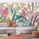 Dslbz Banana Leaf Plant Wall Mural Wallpaper for Bedroom 173" x 120"(W x H)
