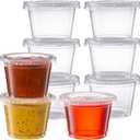 Pantry Value 1 oz. Jello Shot Cups with Lids [200 Count] Portion Containers