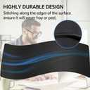 KTRIO Large Gaming Mouse Pad Desk Mat, Superior Micro-Weave Cloth for Precise Mouse Control, Non-Slip Rubber Base, Stitched Edges, Water-Resistant, for Gamer, Office & Home, 31.5" x 11.8" inches, 31.5L x 11.8W inches