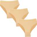 FEOYA Girls Dance Briefs Ballet Panties No Show Seamless 3 Pack High Cut Profession Ballerina Gymnastics Underwear 15Y