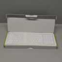 Seenda Bluetooth Keyboard and Mouse Combo for Mac, SKM64-2 Rechargeable Slim Wireless Keyboard Mouse Compact, 3 Multi-Device Connection, Compatible for Mac, MacBook Pro/Air, iPad, White Silver