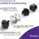 Targus Universal Travel Adapter, International Plug Adapter, Travel Worldwide Power Adapters for Europe, UK, Asia, Africa, LAC, MENA, & USA, Travel Plug Adapter (APK01US1)