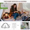 2 Person Instant Pop Up Tent, Camping Tent Easy Setup Integrated Sunshade Awning, Waterproof for Outdoor, Hiking, Beach
