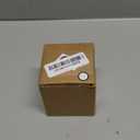 Lancoon Wooden Alarm Clock - Mini Cube LED Digital Clock with Time/Date/Temperature Display, 3 Levels Brightness and Voice Control Great for Home Office Travel - AC10Black_White