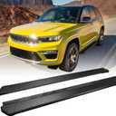 HEKA Running Board Fit for Grand Cherokee 2-Row 2022-2026 (Exclude 4xe) Aluminum Alloy Side Steps Nerf Bars 2 pcs Anti-Corrosion Use It to Clean The Roof