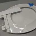KOHLER 20111-0 Brevia, Slow Close Toilet Seat, Round Toilet Seat, Grip-Tight Bumpers Quick-Attach Hardware, White