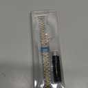 MioHHR Slim Metal Band Compatible with Apple Watch Band 42mm(Series 11 10) 41mm(Series 9 8 7) 40mm(Series 6 5 4 SE3/2/1) 38mm(Series 3 2 1),Stainless Steel iWatch Bands for Women,Silver/Gold