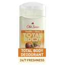 Old Spice Whole Body Deodorant Stick for Men, Aluminum Free, Vanilla + Shea Scent, 24/7 Odor Protection, 24/7 Lasting Freshness, Dermatologist Tested, Gentle on Skin, Safe to Use All Over, 3.0 oz (3 Ounce (Pack of 1))