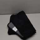 OLANLY Dog Door Mat for Muddy Paws 24x16, Absorbs Moisture and Dirt, Absorbent Non-Slip Washable Doormat, Quick Dry Chenille Mud Mat for Dogs, Entry Indoor Entryway Carpet for Inside Floor, Black