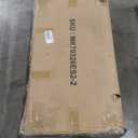 Twin Over Twin Over Twin Wood Bunkbeds with Ladder & Guardrails, Triple Bunk Bed w/Detachable Bunk Bed for Dorm, Bedroom,Guest Room,No Box Spring Needed,Easy Assembly, Black