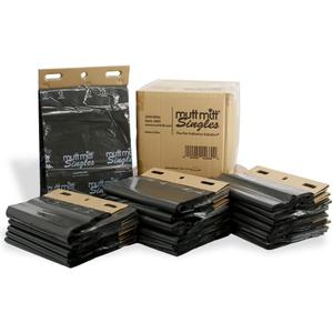 Mutt Mitt Singles Dog Waste Header Bags - New Listing, Same 2,000 Bags perfect for 3 Dog Waste Stations - Single-Ply, thick bag with a bottom gusset, for safer, easier pick-up