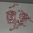 FOIMAS 18pcs Christmas Tree Candy Curly Picks Peppermint Candy Cane Tree Picks Ornament for Christmas Tree Wreath Vase Filler Home Decoration,11.8 inches