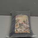 SNZ Luxury Flannel Throw Blanket for Couch 51x71 Inches - Ultra Soft Fleece Blankets & Throws for Bed, Camping, Office - All Season Cozy Plush Blanket for Adults, Men, Kids (Dark Gray)