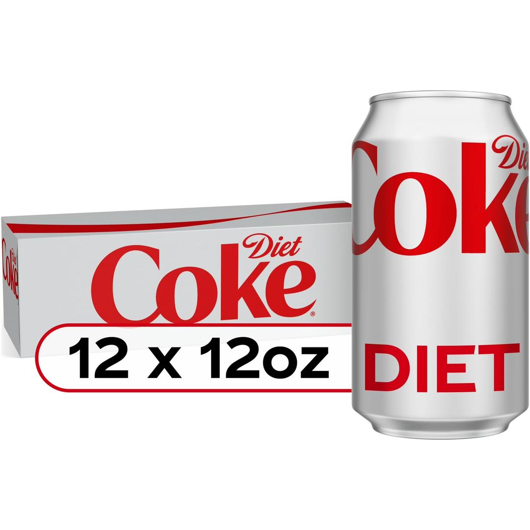 Diet Coke Diet Soda Fridge Pack, 12 fl oz Cans, 12 Pack, Best By: AUG 04, 2025