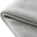 Homiest Decorative Knitted Throw Blanket with Fringe - Lightweight Acrylic Knit Blanket Soft & Cozy Tassel Blanket for Couch Sofa Bed - Light Grey, 60 x 80 Inch