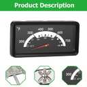 2 x 3.6" Grill Thermometer Gauge for Nexgrill 720-0898 720-0882A 720-0830A, Grill Replacement Parts for Kenmore 119.16144210 146.23673310 148.23683310 148.23683310, Grill Temperature Gauge