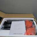 Fluted Night Stand with Charging Station, Wood Nightstand with Large Drawer and Open Storage Cabinet, Mid-Century Modern Bedside Table End Table for Bedroom Closet Office 