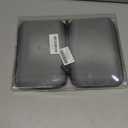 Gray-Green Hard Shell Carrying Case for External Hard Drive, Hard Disk, Power Bank, Charger, Cable, Cell Phone, Electronic Accessories - Larger Capacity Storage Pouch Shockproof Travel Case Bag