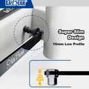 LABEAR - SAE HEX Ultra Low Profile Offset Screwdriver Set, 90 Degree Straight Slim Plate For Tight Area, EDC Screwdriver 5pcs Set