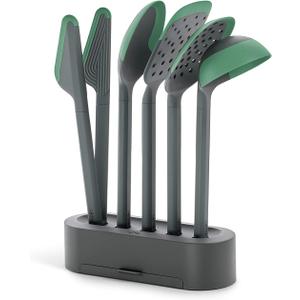 Lku Essential Cooking 5-Piece tool set, Grey with Green