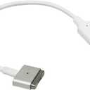 USB C Female to Magnetic 2 T Tip Charging Cable Converter for Magnetic 2 T Tip for Pro 13/15 inch for air 11/13 inch(After Late 2012 Models)