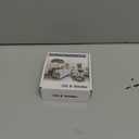 GiiHoo Smoke and Carbon Monoxide Detector Combo Powered by Battery, 2 in 1 CO & Smoke Alarm with LED Warning Light Indicators for Home, Travel, RV, Garage (1 Pack)