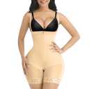 SHAPELLX Tummy Control Shapewear for Women Fajas Colombianas Bodysuit Butt Lifting Corset Shapewear S