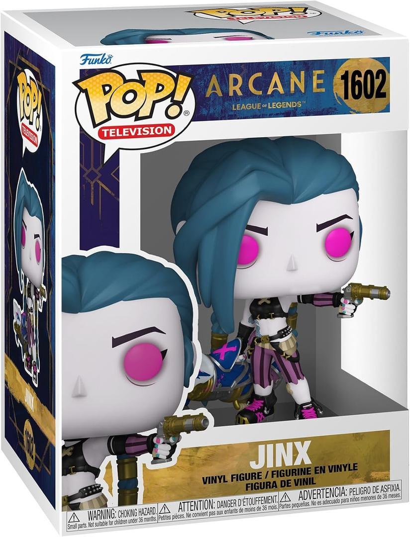 Funko POP TV: Arcane LOL - Jinx - Arcane: League of Legends - Collectable Vinyl Figure - Gift Idea - Official Merchandise - for Kids & Adults - TV Fans - Model Figure for Collectors and Display