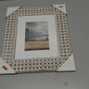 HD Designs Brown Cross Pattern Photo Frame, 8" x 10"