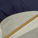 ROSGONIA King Size Comforter Set Navy Blue, 3pcs (1 Blue Comforter & 2 Pillowcases), All Season Bedding Soft Lightweight Bedspread Blanket Quilt