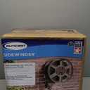 Suncast 100 Ft. Wall Mount Hose Reel Side Winder for Yard, Garden, Space-Saving Design, Easy Hose Storage, Fully Assembled, Taupe (Open Box), Made in the USA