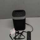 Small Portable Space Heater for Indoor Use - VOCRS 1500W PTC Electric Heater with Thermostat, Remote Control, 12H Timer, Eco and Fan Mode, Rapid and Safe Heating for Bedroom, Office