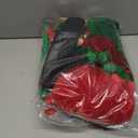 SOMSOC 7 Pack Kids Christmas Elf Costume Set Boys Velvet Elf Dress Up Santa's Helper Costume Xmas Festive Outfit (11-12 Years)