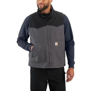 Carhartt Men's 106433 Montana Rugged Flex® Duck Relaxed Fit Vest, M, Black