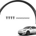 Front Left Fender Trim Compatible with 2020-2024 Tesla Model Y Driver Side Replaces 149418500B 149416100B Wheel Arch Molding Flare