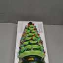 Joiedomi 15" Tabletop Prelit Ceramic Christmas Tree with 70 Multicolor Lights, Hand-Painted Ceramic Tabletop Christmas Tree with Extra Clear Top Star for Xmas Holiday Indoor Decorations