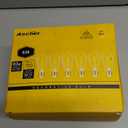 Ascher Vintage LED Edison Bulbs, 6W, Equivalent 60W, Non-Dimmable, High Brightness Warm White 2700K, ST58 Antique LED Filament Bulbs with 80+ CRI, E26 Medium Base, Clear Glass, Pack of 6