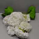 8 Pcs White Hydrangea Artificial Flowers, Latex Real Touch Hydrangea Flowers, 19.6'' Full Faux Hydrangea Flowers Fake Flowers for Home Decor Party Wedding Centerpiece Bouquet Floral Arrangements