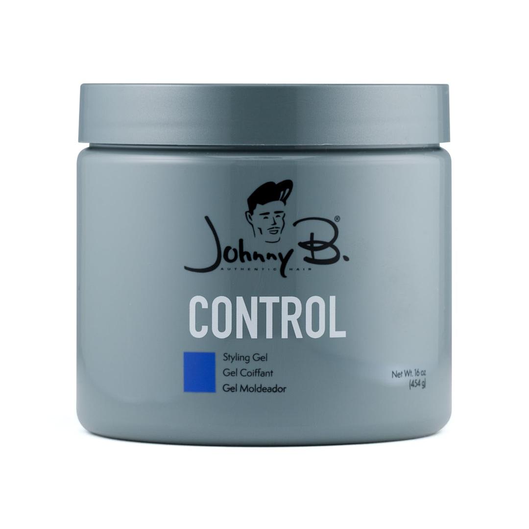 Johnny B Control Professional Unisex Hair Styling Gel, 16 Ounce (Pack of 1)