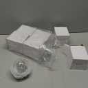 Christmas Photo Snow Globe with Base Snow Globe Photo Frame Clear Plastic Snow Water Globe Picture Frame Christmas Crafts Double Sided Display for Xmas Home Decoration Gift(6 Pcs)