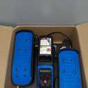 Under Desk Elliptical Machine, Electric Elliptical Exerciser for Senior, Quiet & Small Electric Seated Pedal Exerciser for Home with Display Monitor, Remote Control & 12 Adjustable Speeds