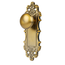 Vintage Brass Dummy Door Knob Interior, Antique Old Style Door Knob Replacement for Closet Vintage Bifold Cabinet Dummy Door Handles No Lock,2 Pack